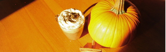 Warm and Cozy Homemade Pumpkin Spice Hojicha Latte