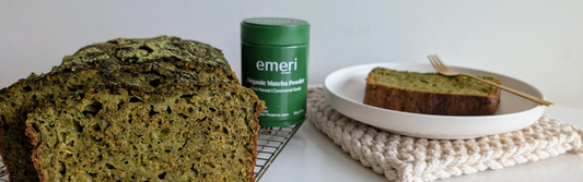 Homemade Matcha Zucchini Bread