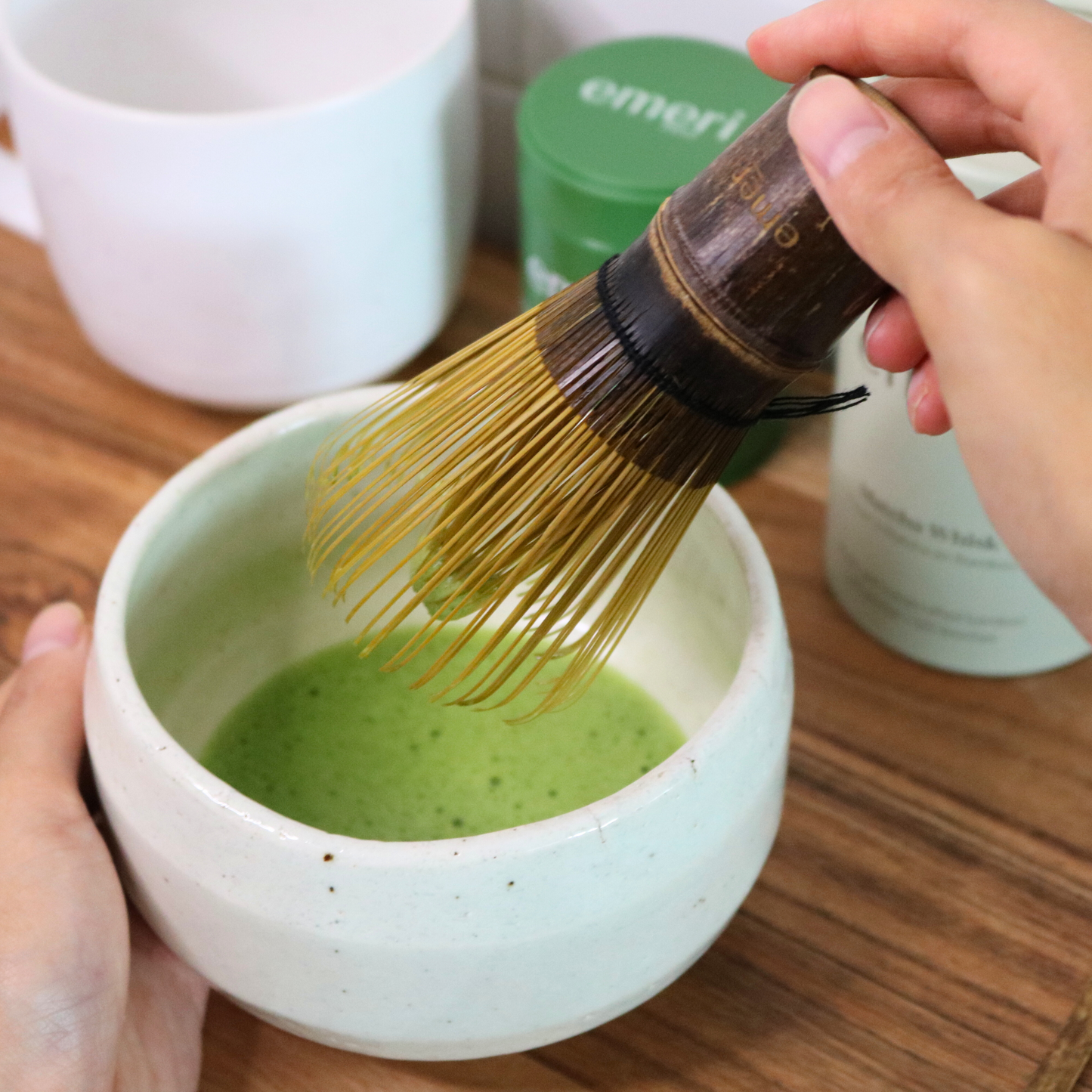 Purple Bamboo Matcha Whisk (120 Prongs)