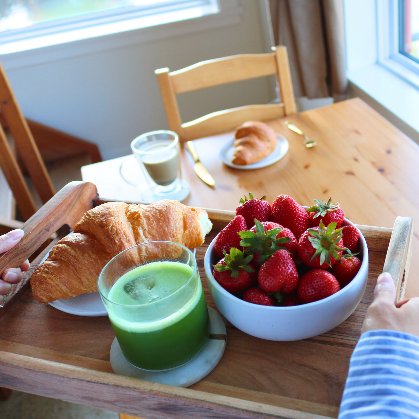 Breakfast with Matcha